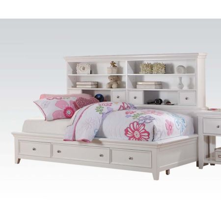 ACME Lacey Daybed W/Storage (Twin) White Finish