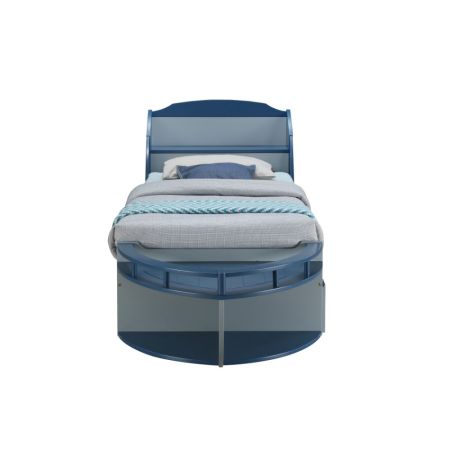 ACME Neptune II Twin Bed Gray & Navy Finish