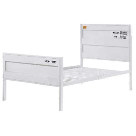 ACME Cargo Twin Bed White Finish