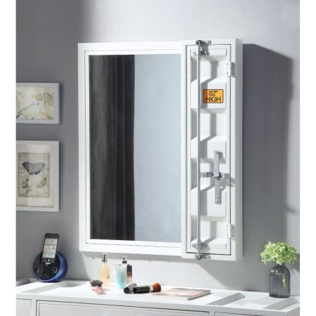 ACME Cargo Vanity Mirror White Finish