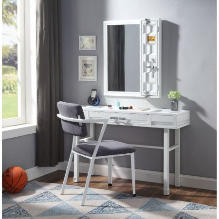 ACME Cargo Vanity Desk White Finish