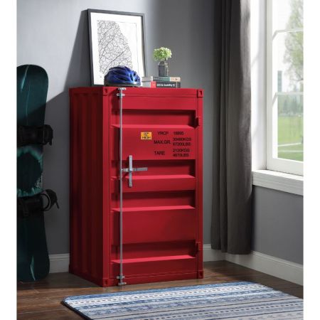 Cargo Youth Chest 35954 Red By Acme Furniture