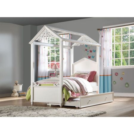 ACME Rapunzel Trundle (Twin) White Finish