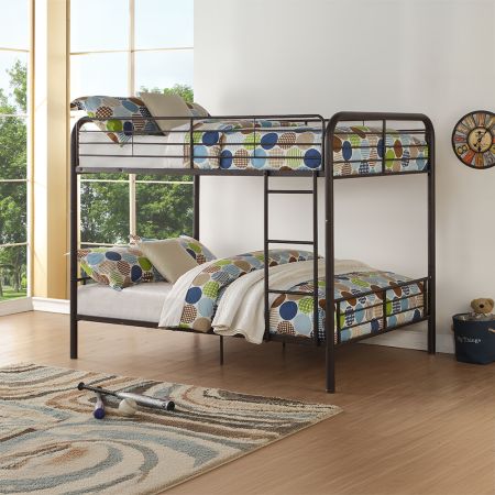 ACME Bristol Full/Full Bunk Bed Dark Brown Finish