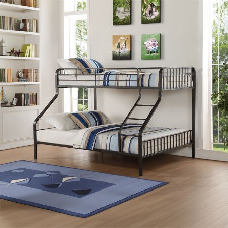 ACME Caius Twin Xl/Queen Bunk Bed Gunmetal Finish