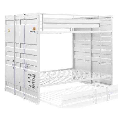 ACME Cargo Full/Full Bunk Bed White Finish