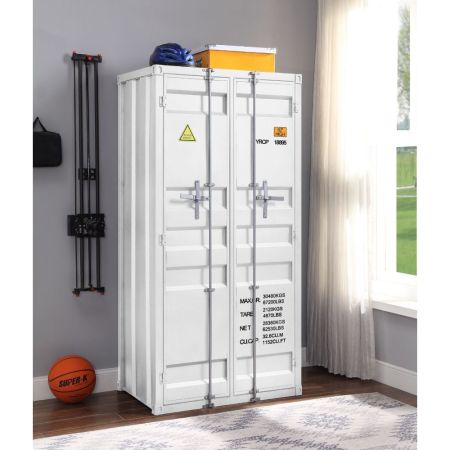 ACME Cargo Wardrobe White Finish