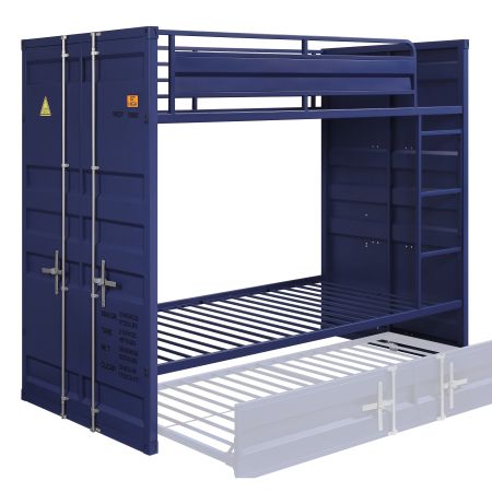 ACME Cargo Twin/Twin Bunk Bed Blue Finish