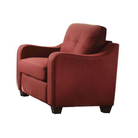 ACME Cleavon II Chair Red Linen