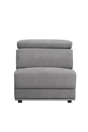 ACME Alwin Modular - Armless Chair Dark Gray Fabric