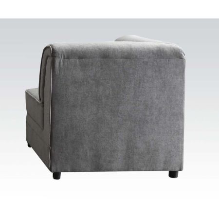 ACME Bois Modular - Wedge W/Pillow Gray Velvet