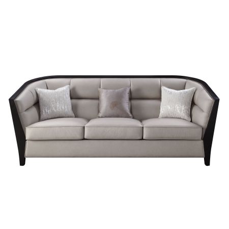 ACME Zemocryss Sofa W/3 Pillows Beige Fabric