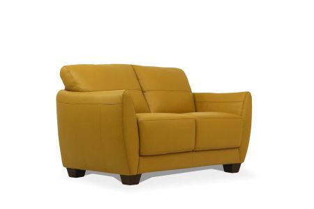 Valeria Loveseat 54946 Mustard By Acme Furniture