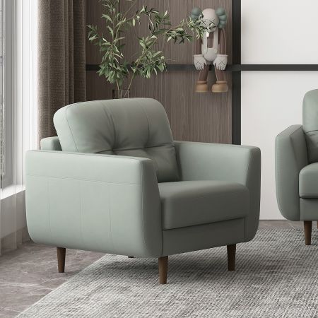 ACME Radwan Chair Pesto Green Leather