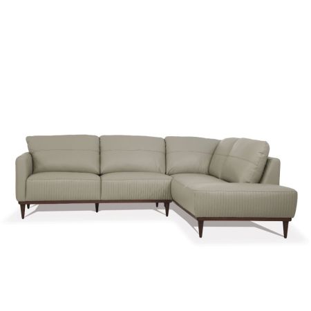 ACME Tampa Sectional Sofa Airy Green Leather