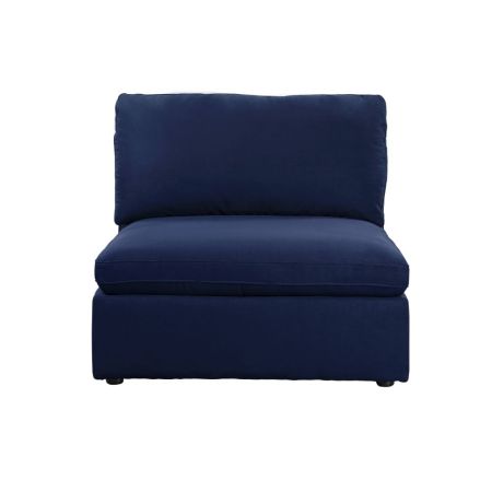 ACME Crosby Modular - Armless Chair Blue Fabric