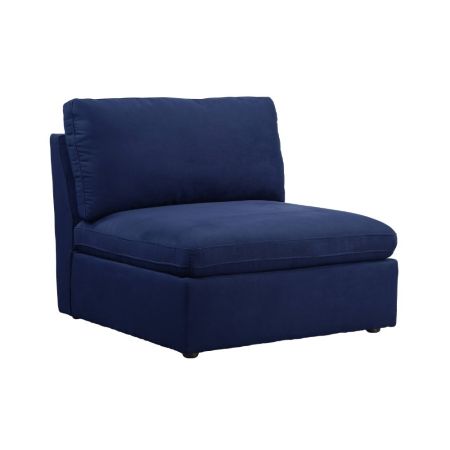 ACME Crosby Modular - Armless Chair Blue Fabric