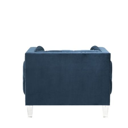 ACME Ansario Chair Blue Velvet