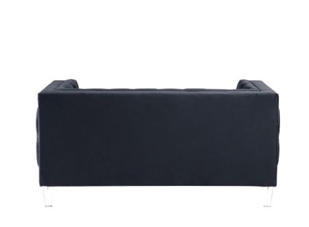 ACME Ansario Loveseat Charcoal Velvet