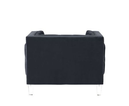 ACME Ansario Chair Charcoal Velvet