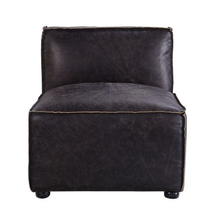 ACME Birdie Modular - Armless Chair Antique Slate Top Grain Leather