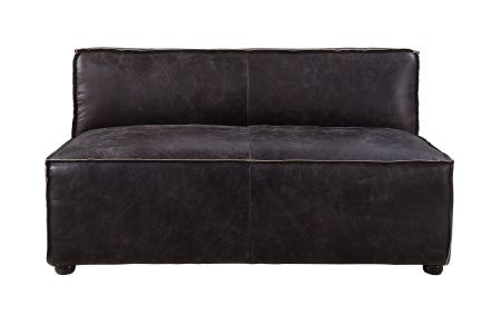 ACME Birdie Modular - Armless Loveseat Antique Slate Top Grain Leather