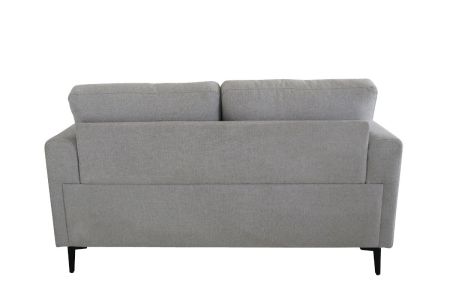 ACME Kyrene Loveseat Light Gray Linen