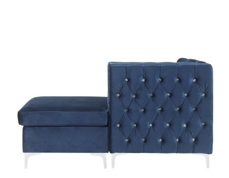 ACME Jaszira Modular - Chaise Blue Velvet