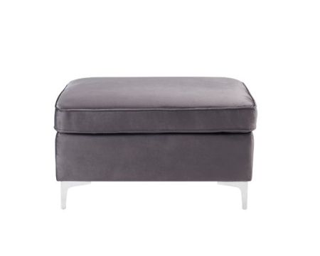 ACME Jaszira Modular - Ottoman Gray Velvet