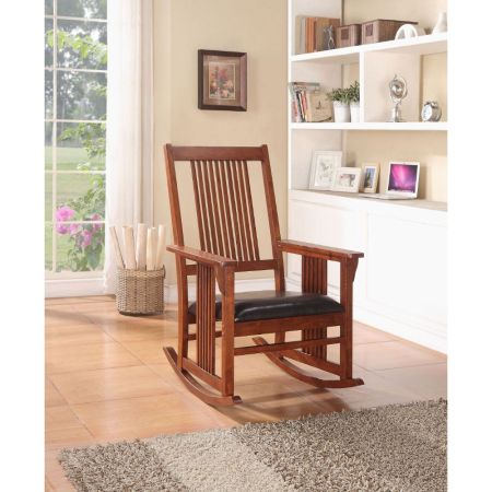 ACME Kloris Rocking Chair Tobacco Finish