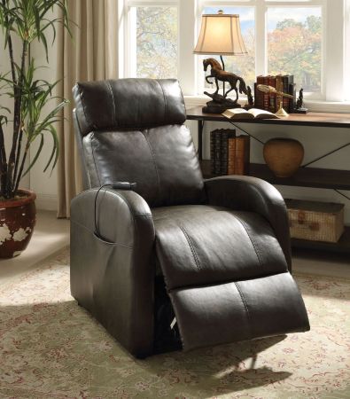 ACME Ricardo Power Motion Recliner W/Lift Brown Synthetic Leather