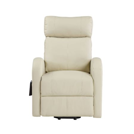 ACME Ricardo Power Motion Recliner W/Lift Beige Synthetic Leather