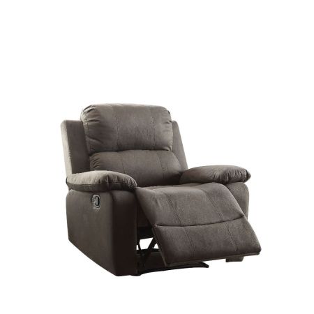 ACME Bina Motion Recliner Charcoal Polished Microfiber