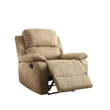 ACME Bina Motion Recliner Light Brown Polished Microfiber