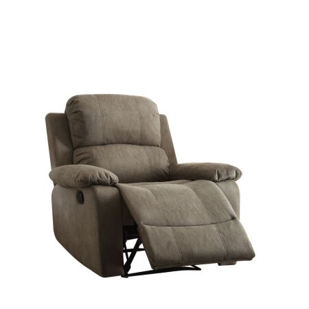 ACME Bina Motion Recliner Gray Polished Microfiber