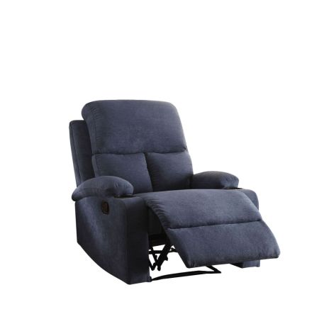 ACME Rosia Motion Recliner Blue Velvet