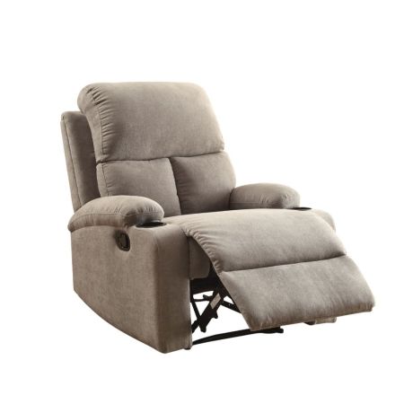 ACME Rosia Motion Recliner Gray Velvet