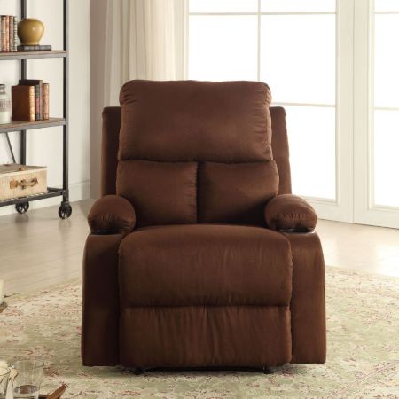 ACME Rosia Motion Recliner Chocolate Microfiber