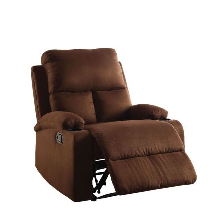 ACME Rosia Motion Recliner Chocolate Microfiber