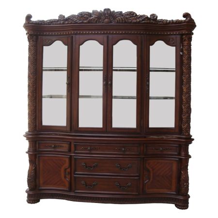 ACME Vendome Buffet & Hutch Cherry Finish