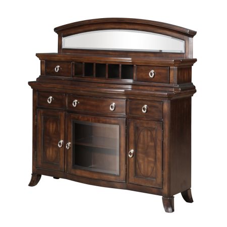 ACME Keenan Server Dark Walnut Finish