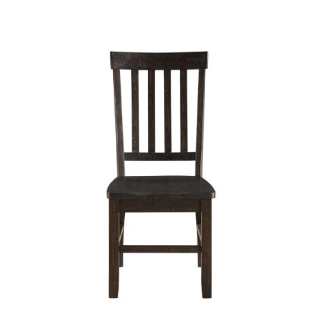 ACME Maisha Side Chair (Set-2) Rustic Walnut Finish