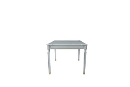 ACME House Marchese Dining Table Pearl Gray Finish