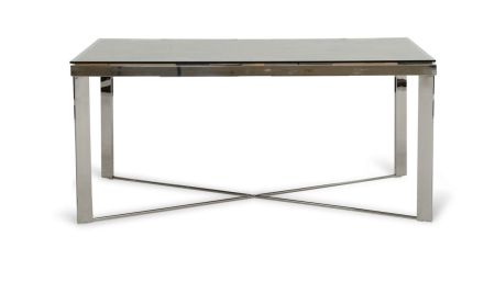 Modrest Santiago Modern Rectangular Wood Mosaic Dining Table