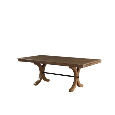 ACME Harald Dining Table Gray Oak Finish