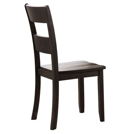 ACME Haddie Side Chair (Set-2) Distressed Walnut Finish