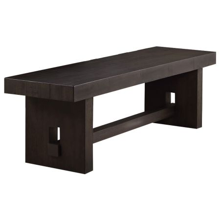 ACME Haddie Bench Distressed Walnut Finish