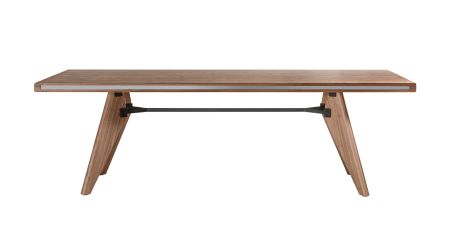 Modrest Kennedy Mid-Century Walnut Dining Table