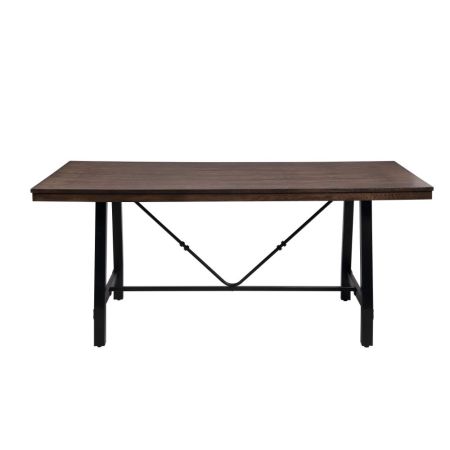 ACME Mariatu Bench Oak & Black Finish