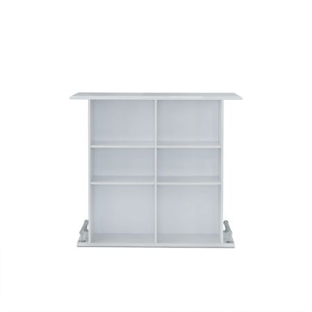 ACME Kite Bar Table White High Gloss Finish